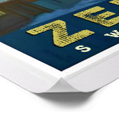 ツェルマット – マッターホルンを威厳のある捕獲する ポスター (角)