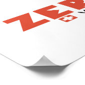 ツェルマット、ヴァレ、スイス、スキーポスター ポスター (角)