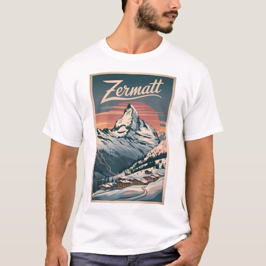 ツェルマット ヴィンテージ Tシャツ (正面)