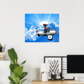 ツェルメノ『ダシュント・アヴィエーター』 ポスター (ホームオフィス)