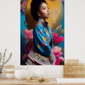 ツォンガプリンセスポートレート ポスター (キッチン)