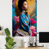 ツォンガプリンセスポートレート ポスター (ホームオフィス)