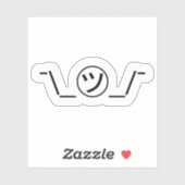 ツカナShrug EmoticonのO㋡_/ Kaomoji日本の S シール (シート)