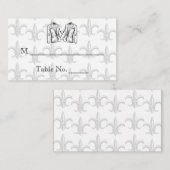 ツキシードグルーミング結婚ゲイ座席表 プレイスカード (正面/裏面)