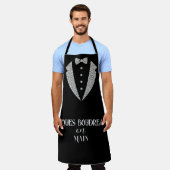 ツキセド エプロン (着用した状態)