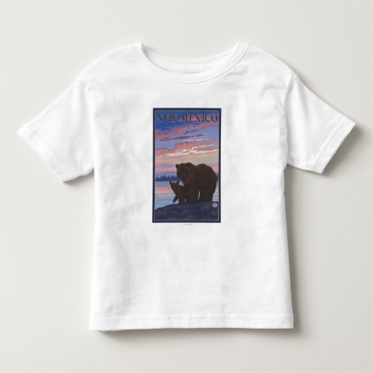 ツキノワグマおよびCubNewメキシコ トドラーTシャツ (正面)