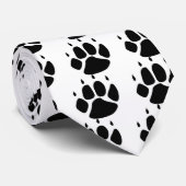 ツキノワグマのプリントのタイ ネクタイ (ロール)