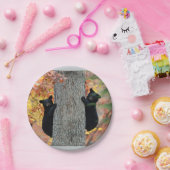 ツキノワグマのプレート ペーパープレート (パーティー)