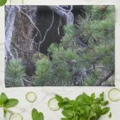 ツキノワグマの幼いこども キッチンタオル (折り畳み)