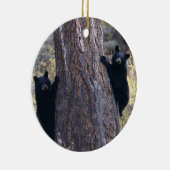 ツキノワグマの幼いこども セラミックオーナメント (右)