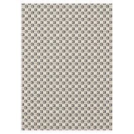 ツキノワグマの樺の木吠え声のマツ果実の繰り返し テーブルクロス