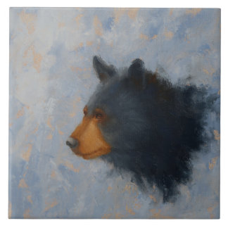 ツキノワグマ陶磁器のTrivet タイル