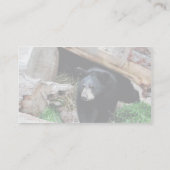 ツキノワグマ 名刺 (裏面)