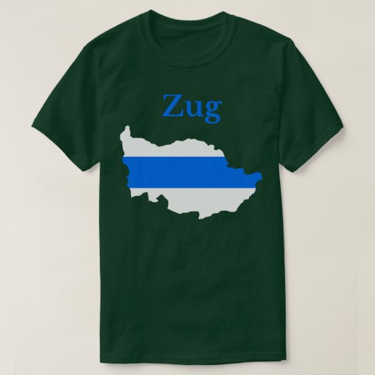 ツグカントン国旗スイス Tシャツ (デザイン正面)