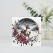 ツシカのいる平らなホリデーカード シーズンカード (スタンド正面)