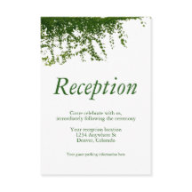 ツタつるの緑の結婚披露宴