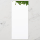 ツタつるの緑結婚草 メニュー (裏面)