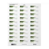 ツタつるの緑結婚草 ラベル (フルシート)