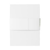 ツタつるの緑結婚草 招待状ベリーバンド (裏面例)