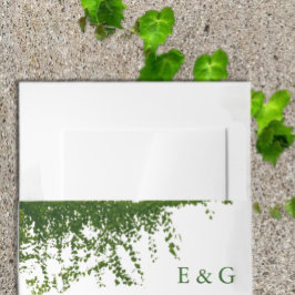 ツタつるの緑結婚草 招待状ベリーバンド