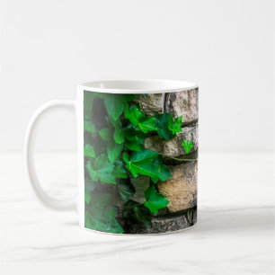 ツタつる植物の葉植物広葉樹 コーヒーマグカップ