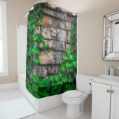 ツタつる植物の葉植物広葉樹 シャワーカーテン (インサイチュ)