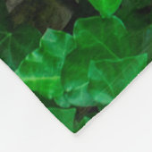 ツタつる植物の葉植物広葉樹 フリースブランケット (角)