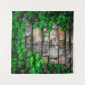 ツタつる植物葉植物ブロードリーフ タペストリー (正面(横))