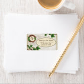 ツタとヤナギ結婚の住所 シール (インサイチュ)