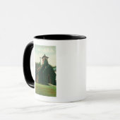 ツタに覆われたチャペルの外観 マグカップ (正面左)