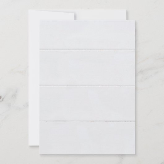 ツタの付いた白い結婚式招待状 招待状