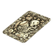 ツタの恋人たち、恋人の骸骨が抱擁 マグネット (左側)