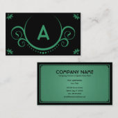 ツタの洗練 名刺 (正面/裏面)