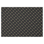 ツタの葉とクリスマスロビンを持つ季節デザイン テーブルクロス (正面(横))