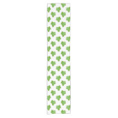 ツタの葉パターン ショートテーブルランナー (正面)