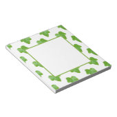 ツタの葉パターン ノートパッド (アングル)