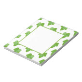 ツタの葉パターン ノートパッド (回転)