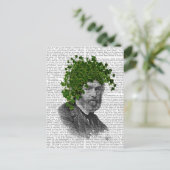 ツタの鉢植え ポストカード (スタンド正面)