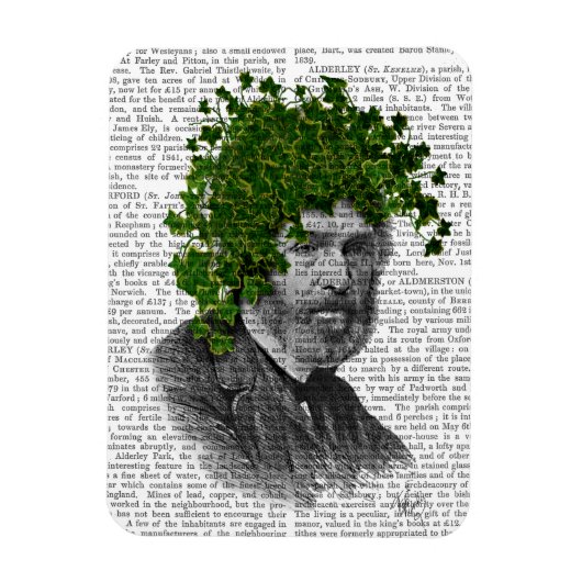 ツタの鉢植え マグネット (縦)