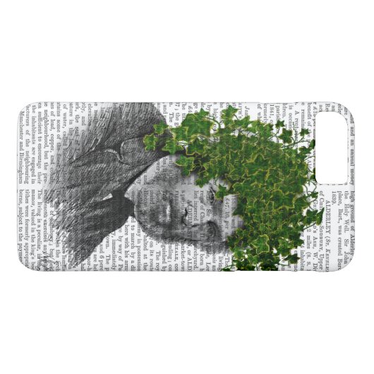 ツタの鉢植え Case-Mate iPhoneケース (裏面(横))