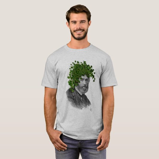 ツタの鉢植え Tシャツ (正面フル)