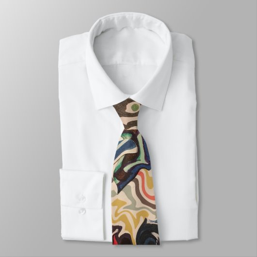 ツタカラフル線 ネクタイ (タイ)