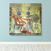 ツタンカモン王座 キャンバスプリント (インサイチュ (ウッドフロア))