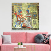 ツタンカモン王座 キャンバスプリント (インサイチュ (リビング))