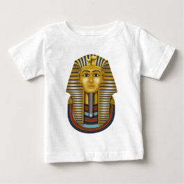 ツタンカーメンのエジプトマスク ベビーTシャツ