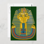 ツタンカーメンのマスク ポストカード (正面/裏面)