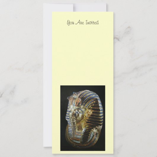 ツタンカーメンの黄金のマスク 招待状 (正面)