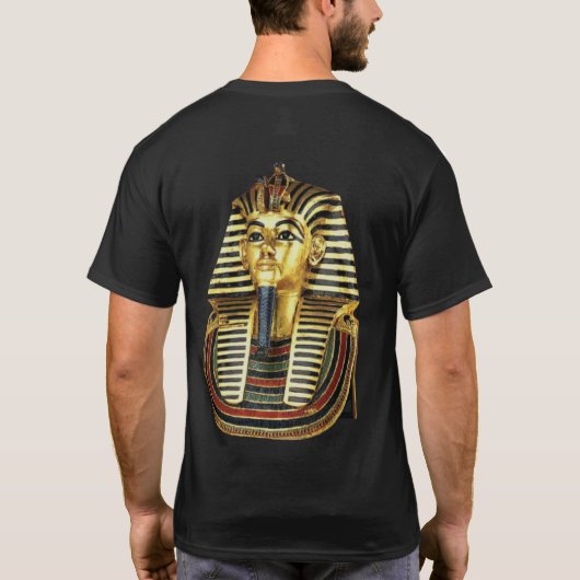 ツタンカーメンの黄金のマスク Tシャツ (裏面)