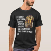 ツタンカーメンの黄金のマスク Tシャツ (正面)