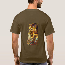 “ツタンカーメン・ファラオバックプリントTシャツ | モダンエジプト Tシャツ